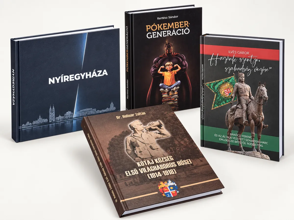Nálunk készült keménytáblás könyvek