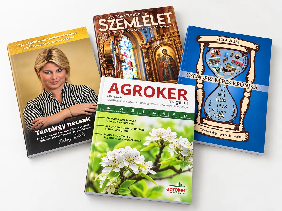 Nálunk készült magazinok és kiadványok